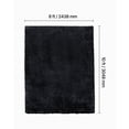thumbnail image 3 of VEVOR Indoor Plush Area Rugs, 8 x 10 ft Soft Plush Carpet, Furry Shag Area Rugs for Living Room, Bedroom, Sunroom, Modern Home Decor Aesthetic, Non-Shedding, Non-Woven, Slip-Resistant, Black, 3 of 9