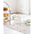 thumbnail image 4 of Easter Eggs Kitchen Dish Towels for Drying Dishes Set of 2, Cute Bunny Rabbits Cartoon Orange Waffle Weave Microfiber Hand Tea Bathroom Towels Quick Dry & Absorbent Towel 12x12, 4 of 7