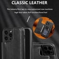 thumbnail image 4 of Luxury Leather Flip Wallet Case For Iphone 15 Series,iPhone 14 Pro, 4 of 6