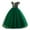 Green, variant on Mercatoo Girls Princess Dress V-neck Short Sleeve Tulle Prom Backless Birthday Gown Party Photo Tulle Dress 4 to 12 Year