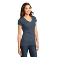 thumbnail image 4 of District   Juniors Very Important Tee V Neck-4XL (Heathered Navy), 4 of 6