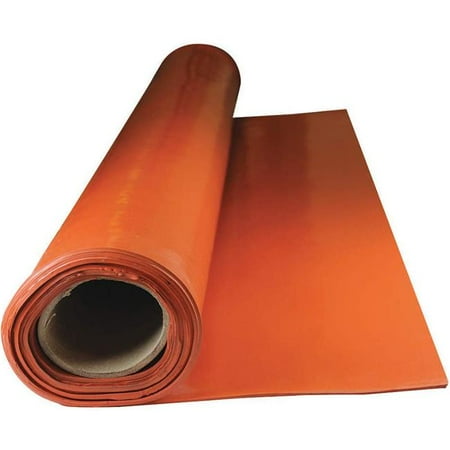 

1507-3-16W 8 in. x 1 ft. SBR Red Rubber Strip - 70A Plain Backing - 0.187 in. Thickness