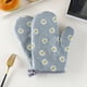 thumbnail image 1 of Guantes de aislamiento térmico, guantes anti-escaldaduras para horno microondas, guantes para horno de cocina resistentes a altas temperaturas, 1 of 1