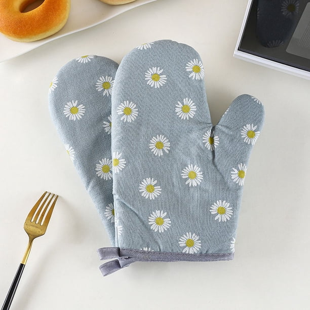 Guantes de aislamiento térmico, guantes anti-escaldaduras para horno microondas, guantes para horno de cocina resistentes a altas temperaturas