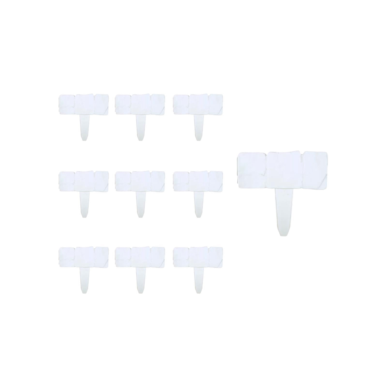 Garden Edging Border- Lawn Fence Plastic Cobblestone Effect Edging Lawn Trimming Garden Patio Decor