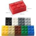 thumbnail image 6 of 2x3 Bricks Bulk 260 Pieces Multicolored Classic Basic Parts Building Creative Play Set Blocks Toy Accessories Compatible with 3002 Major Brands (10 Mixed Color), 6 of 6