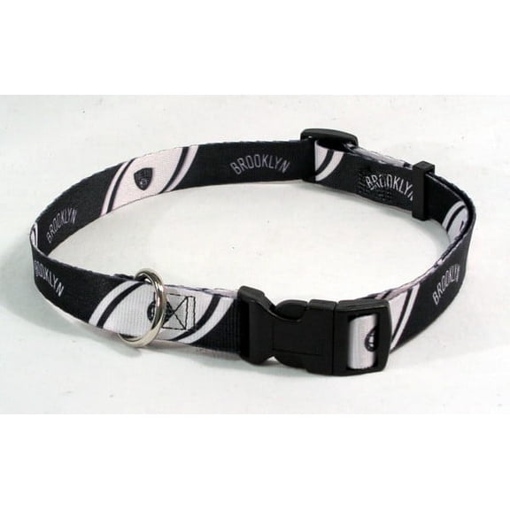 Brooklyn Basketball Nets Large L Dog/Cat Adjustable Pet Collar