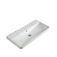 thumbnail image 2 of American Imaginations 31.89-in. W 3H8-in. Ceramic Top Set In White Color - Overflow Drain Incl. AI-30774, 2 of 9