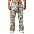 thumbnail image 5 of Dwelliawo Camo Sweatpants Men Plus Size Forest Branch Baggy Camouflage Bottoms for Men Causal Wide Leg Army Fatigue Trousers Streetwear Earthy Yellow 3xL, 5 of 6