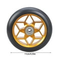 thumbnail image 3 of 110mm Aluminum Alloys Scooter Wheel with Bearings Stunt Scooter Replacement Wheel Kick Scooter Accessories Enduring, 3 of 8