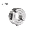 thumbnail image 3 of Uxcell 2 Packs Double Split Shaft Collar 3/8 Bore Two-Piece Clamping Collar, 7/8 OD, 11/32 Width, Stainless Steel, 3 of 6