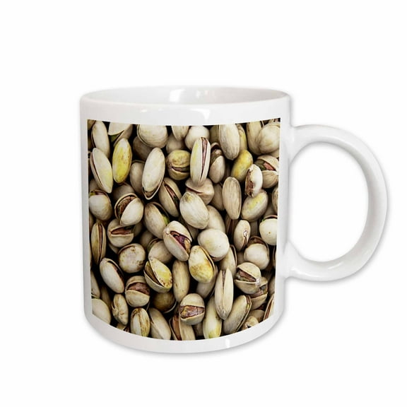 3drose, Closeup of Pistachios, 15oz Mug