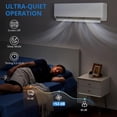 thumbnail image 6 of 18,000 BTU Mini Split Air Conditioner & Heat Pump, 23 SEER2 Ultra Quiet Ductless AC, 208-230V, WiFi & Alexa Control, Cools/Heats Up to 1250 Sq.Ft, Complete Easy Installation Kit, 6 of 8