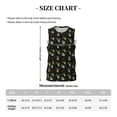 thumbnail image 4 of Rocae Bee Floral for Men's Basketball Jersey Lightweight and Breathable Athletic Tank Top,Quick-Drying Sports Jersey 3X-Large, 4 of 9