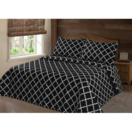 White Quilt Bedding King PERSIAN EYGYPTION COLLECTION KING LANCASTER GEOMETRIC BLACK WHITE CLOSOUT QUILT BEDDING BEDSPREAD COVERLET PILLOW CASES SET ()