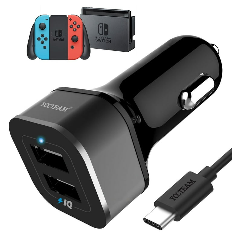 Nintendo switch play and deals charge car adapter