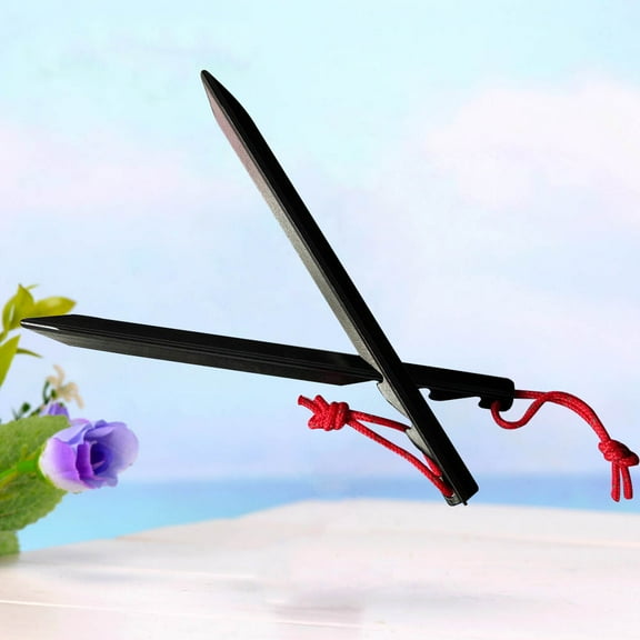 Masteelf  10 Pcs Outdoor Camping Supplies Replacement Tent Accessories Black