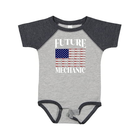 

Inktastic Future Mechanic Auto Worker Boys Baby Bodysuit