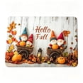 thumbnail image 2 of LEFXSMR Fall Bathroom Rugs Non-Slip Bath Mat Pumpkin Maple Leaves Design Area Rug for Front Door Porch Entryway Thanksgiving Decorations, Brown, 2 of 7