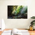 thumbnail image 3 of Elephant Stock Forest In Panama Wall Art - Horizontal Canvas Wall Art - Living Room Wall Decor - Nature Canvas - Black And Green Decor - 12" x 8", 3 of 8