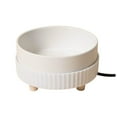 thumbnail image 2 of Heated Dog Water Bowl, USB Rechargeable Pet Heating Dish, Quiet Thermal Bowls for Dogs Cats, Winter Pet Water Bowl Heater, Drinking Device for Small Animals Indoor, 2 of 7