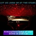 thumbnail image 2 of LED Star Projector Lights Car Interior Modification Atmosphere Lamp Roof Romantic Atmosphere Starry Sky Lamp With Rotating Starry Sky Vehicle Projection Lamp, 2 of 11