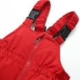 thumbnail image 5 of Lilgiuy Kids 2-Piece Snowsuit 2023 New Casual Solid Color Windproof Winter Warm Ski Jacket & Snow Bib Pants Ski Suit for Snowballing Snowboarding Red (1-6Years), 5 of 5