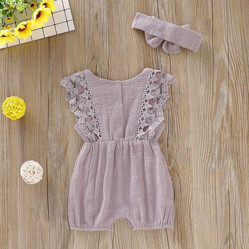 Lace onesie baby hotsell