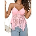 thumbnail image 3 of Avidlove Bralettes for Women Sexy Lace Tank Top Cami Undershirt Lingerie, 3 of 5