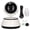 White - EU Plug, variant on YAHHU Indoor Smart Security Camera Wifi Baby Monitor Wireless Dog Pet Camera 2 Way Audio EU Plug [cite: 12]