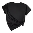 thumbnail image 4 of Playera De Mujer Patrón Ropa Casual Elegante Negra Moda Cita, 4 of 8