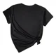 thumbnail image 4 of Playera De Mujer Patrón Ropa Casual Elegante Negra Moda Cita, 4 of 8