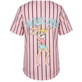 thumbnail image 3 of Looney Tunes Lola Bunny Girls Baseball Jersey, Short Sleeve Button-Up Graphic Shirt- Little and Big Girl Sizes, 3 of 7