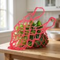 thumbnail image 4 of unbranded 5Ud Red Nylon Mesh Stall Hay Feeder Net for Farm Livestock Enhanced Durability Air Circulation, 4 of 8