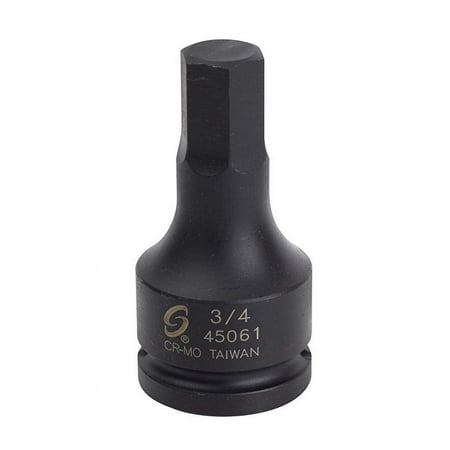UPC: 0613364014394 | Sunex Tools 45061 – 3/4 Drive 3/4 Hex Driver Impact Socket