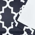 thumbnail image 5 of Exclusive Home Ironwork Sateen Woven Room Darkening Blackout Grommet Top Patio Curtain Panel, 108"x84", Peacoat Blue, 5 of 9