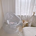 thumbnail image 4 of Make Waves Instrument Portable and Transparent PVC Inflatable Lounge Chair, Clear, 4 of 6