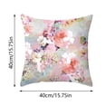 thumbnail image 3 of Coussin Instagram Fleur en Velours et Lin pour Salon Chambre Chaud, 3 of 6