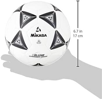 Mikasa Serious Soccer Ball Black White Size 4