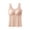 Khaki, variant on Built In Bra Tank Tops For Women Elderly U Neck Shapewear High-Stretch Slimming Shapewear, Comfortable Bra Tanktop