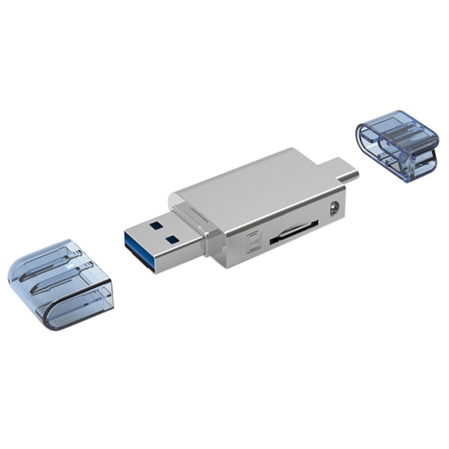 fastboy Nano Memory Card Reader Replacement For Huawei Mate20/P30 Pro NM-Card USB3.0 Gen Type-C TF/NM Card ReaderSilver
