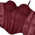 thumbnail image 5 of Warop Women's Fashion Boned Corset Top, Waist Shaping Slimming with Mesh Straps and Built-in Bra Pads, Shapewear for Outerwear and Daily Use, 5 of 9