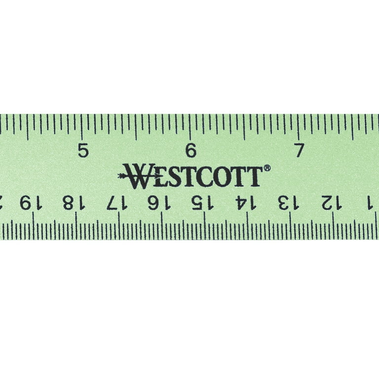 Uxcell 20cm 8 Inch Wood Ruler 2 Scale Office Measuring Wooden Rulers 6 Pack