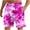 Hot Pink, variant on Dagegui Mens Casual Beach Shorts Tie Dye Printed Summer Shorts Loose Elastic Waist Drawstring Shorts Big and Tall Outdoor Travel Shorts with Pockets Hot Pink L