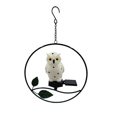 

Heiheiup Powered Decorative LED Solar Lamp Lights Bird Hanging Night Waterproof Home Decor Ornament for Car