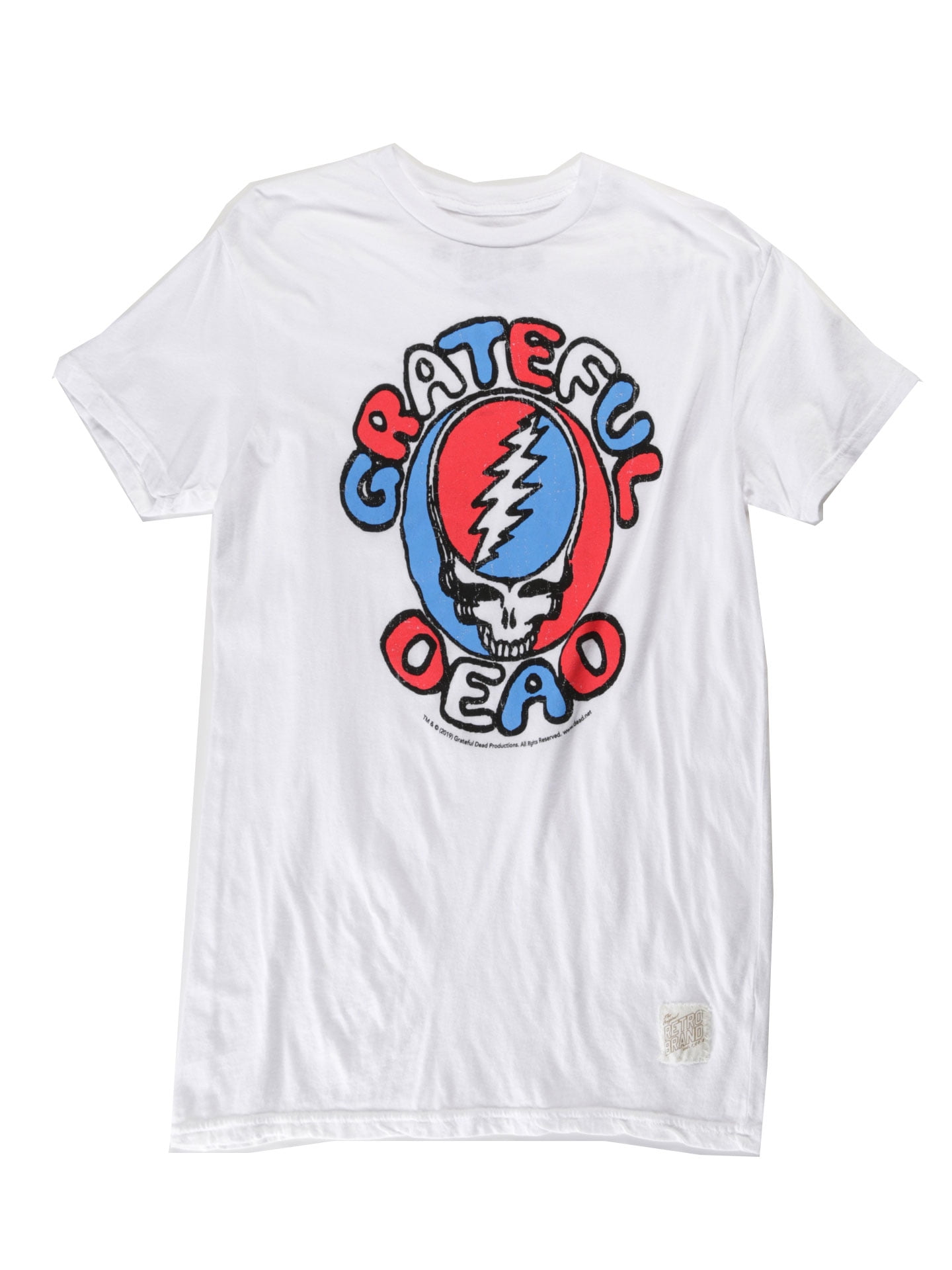 TM Band Logo Printed on a Unisex Cotton Tee Available in 8 Sizes and 3 Colors Grateful Dead