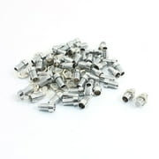 50 x 12mm Long 3mm Mount Lamp Holder Shell for Light-emitting Diode