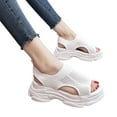 thumbnail image 5 of VerPetridure Women's Sandals Summer Casual Breathable Sandals Casual Sponge Cake Bottom Fish Mouth Sandals, 5 of 5