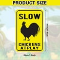 thumbnail image 2 of Crusward Funny Chicken Coop Sign Gifts Cluck Around and Find Out Tin Signs for Home Farm Kitchen Outdoor Decor 12 * 8 Inch 3 Styles, 2 of 7