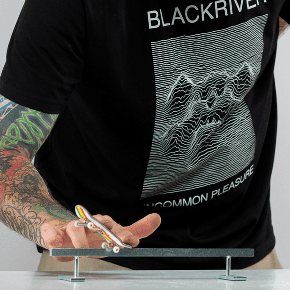 Blackriver Fingerboard Rail - Ironrail Low Square Gold